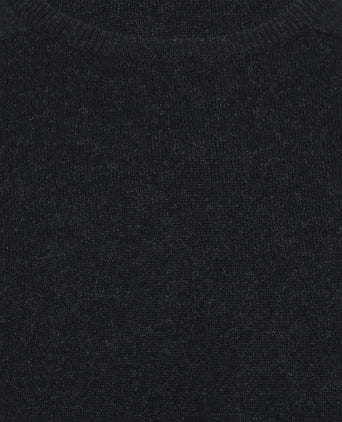 William Lockie Ronde Hals Lamswol Pullover | Oxford Blue