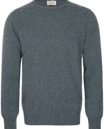 William Lockie Ronde Hals Lamswol Pullover | Moorland