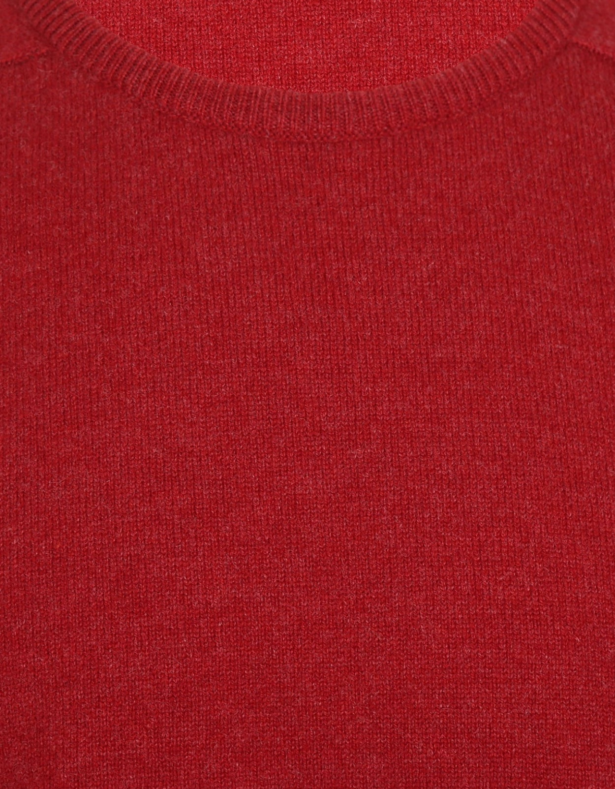 O-Hals Lamswol | Poppy Melange