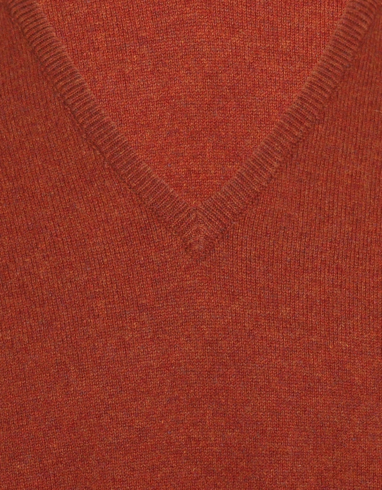 William Lockie V-Ausschnitt-Pullover aus Lammwolle | Tiger