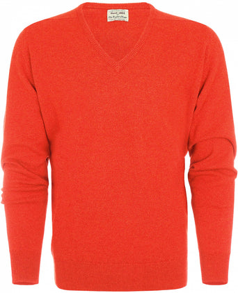 William Lockie Pullover Lamswol V-hals | Inferno