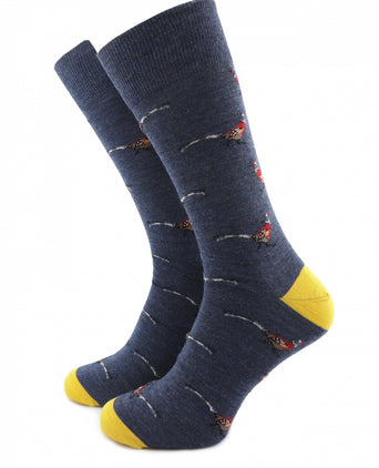 Corgi heren sokken | Denim Blauw