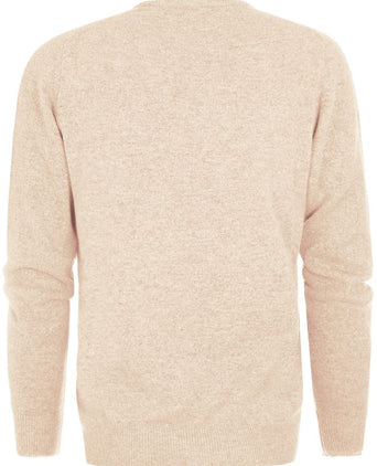 Pullover v-hals lamswol *Sale* | Beige