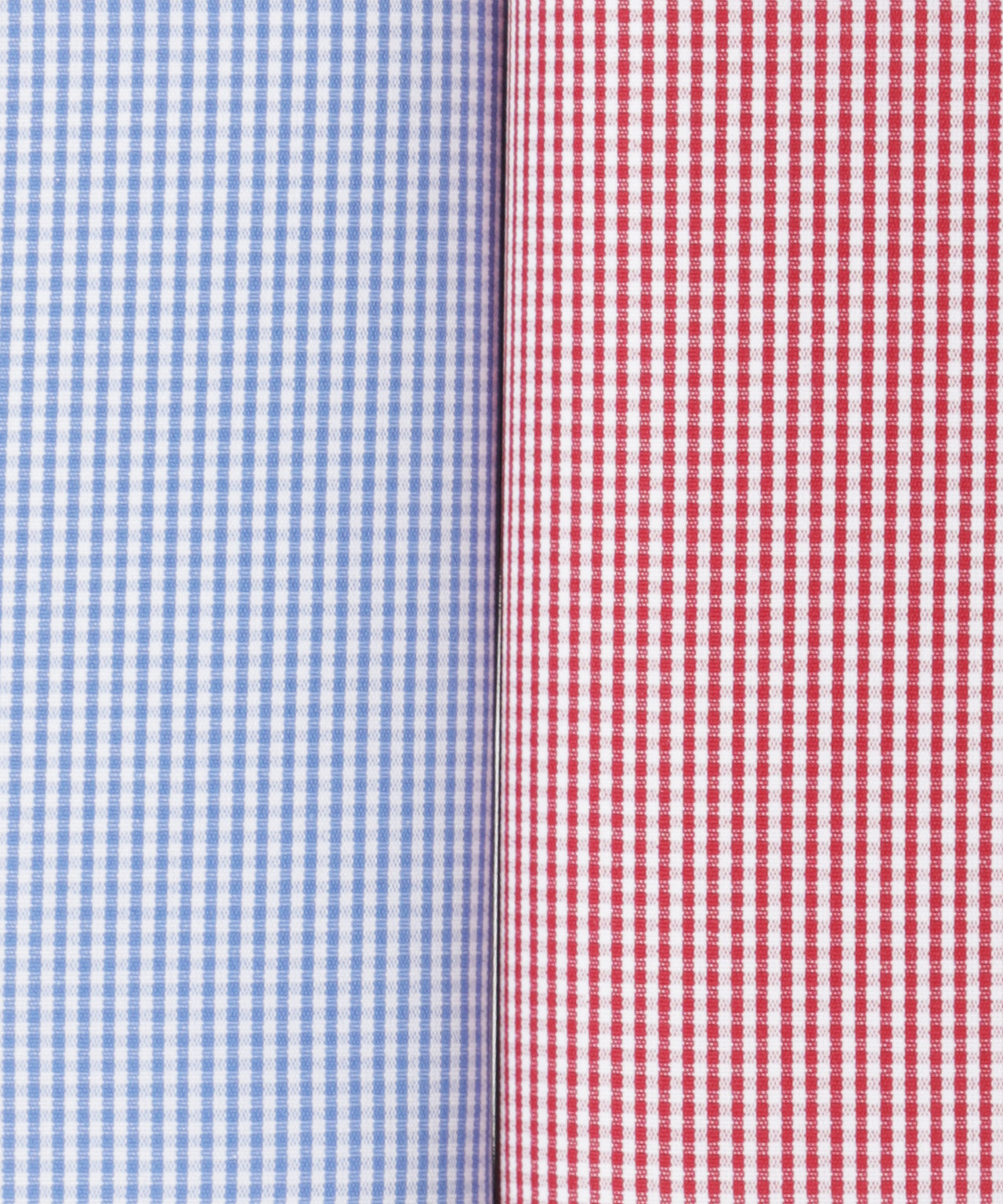 Zakdoek 2-Box | Micro ruit Lichtblauw/Rood