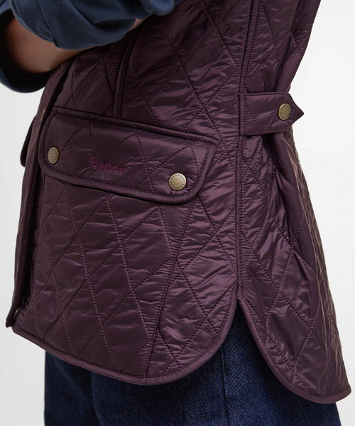 Barbour Dames Wray Quilted Gilet | Roze