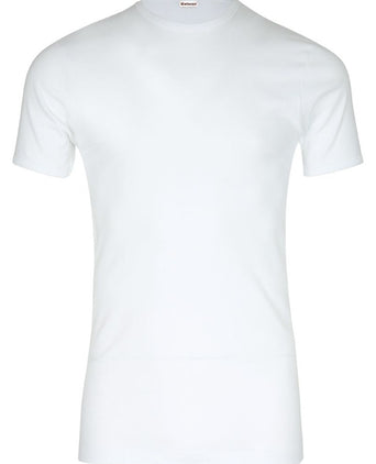 T-shirt hoge ronde hals | Wit