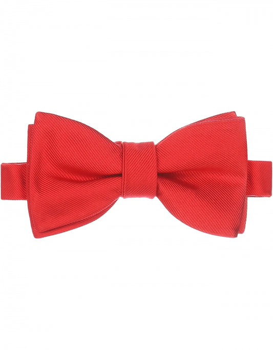 Strik geweven zijde | Rood