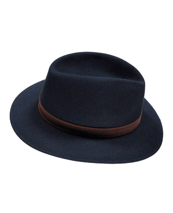 Moderne Lichtgewicht Italiaanse Hoed | Blauw