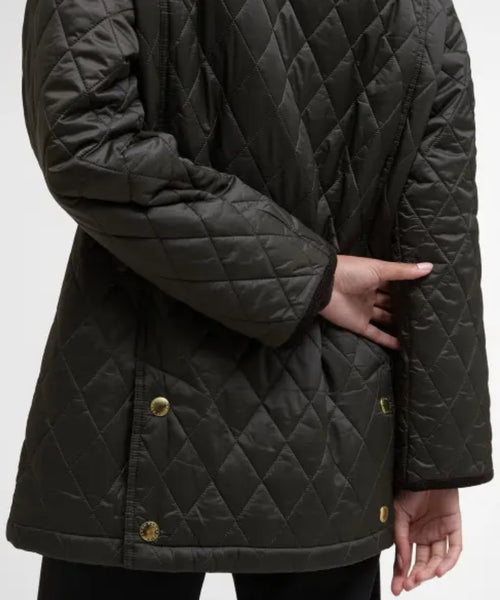 Barbour Modern Beadnell Quilted Dames Jacket | Groen