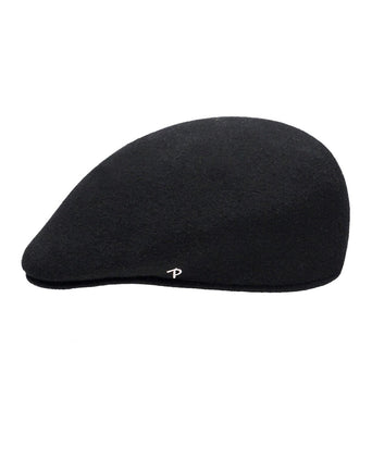 Italiaanse Blocked Cap | Zwart