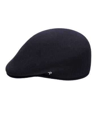 Italiaanse Blocked Cap | Navy Blauw