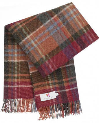 Ierse Plaid van Shetland Wol | Ruit