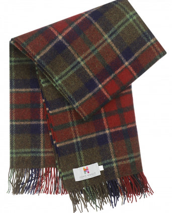 Ierse Plaid van Shetland Wol | Ruit