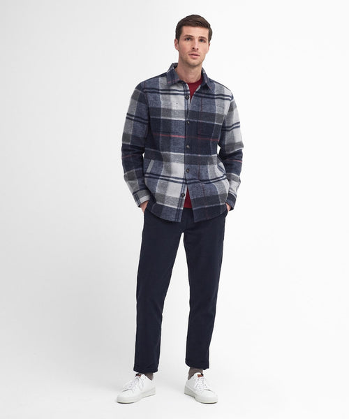 Barbour Chapter Tailored Check Overshirt | Blauw