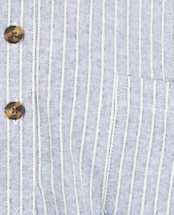 Nachthemd Klassiek flannel | Blauw