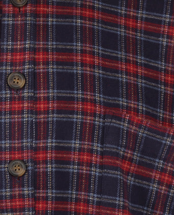 Nachthemd Klassiek flannel | Paars