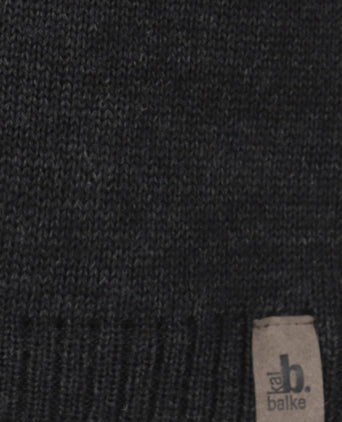 Wollen Beanie | Antraciet Grijs