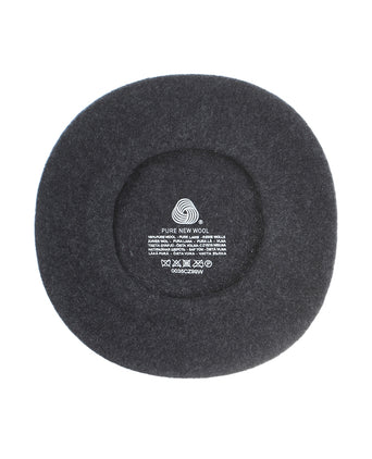 Wollen Baret | Antraciet Grijs