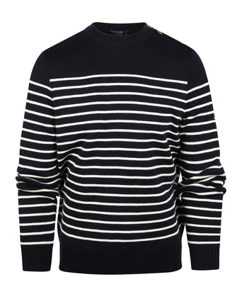 Saint James Pullover BinicII Ronde Hals | Blauw