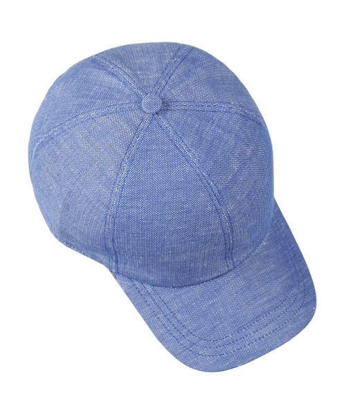 Baseball Cap katoen/linnen | Blauw