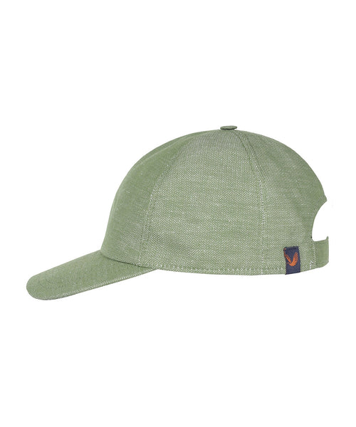Baseball Cap katoen/linnen | Groen