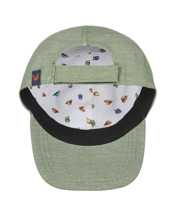 Baseball Cap katoen/linnen | Groen