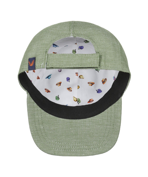 Baseball Cap katoen/linnen | Groen