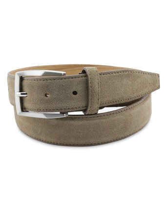 Suede elegante riem | Bruin