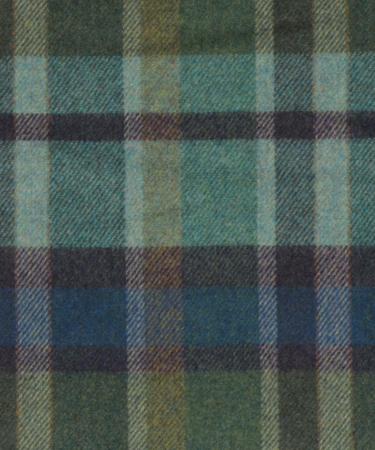 Plaid Lamswol | Green Blue Tartan