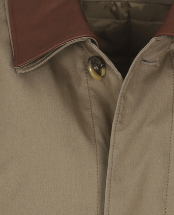 Lange jas Norfolk | Bruin