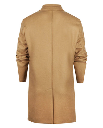 Lange jas Wolmix Hans | Bruin