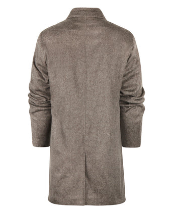 Lange jas Wolmix Hans | Bruin