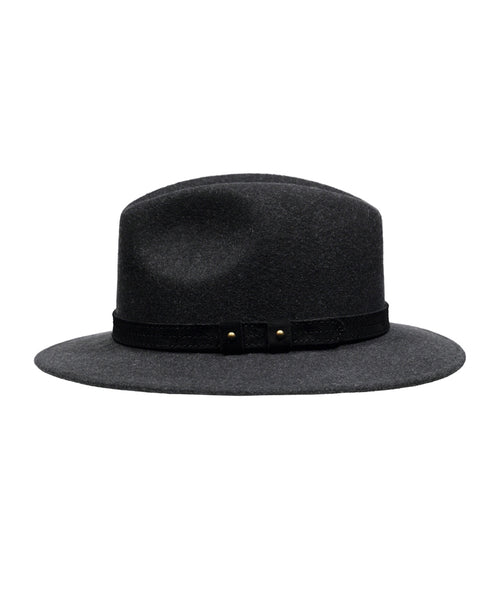 Sportieve Wolvilten Hoed | Antraciet Grijs