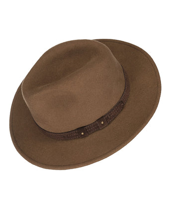 Sportieve Wolvilten Hoed | Bruin