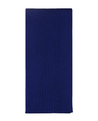 Sjaal gebreid wol | Blauw