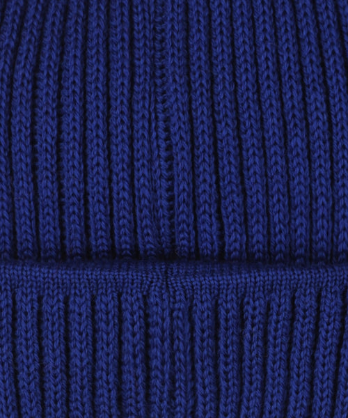 Zachte Merino Wollen Muts | Blauw