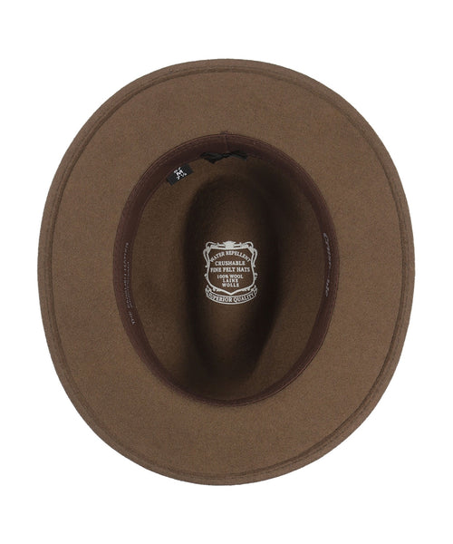 Sportieve Wolvilten Hoed | Bruin