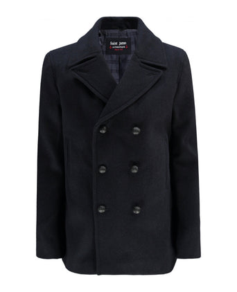 Peacoat Galion double breasted | Navy Blauw