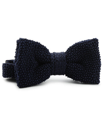 Elegante Zijden strik | Navy Blauw
