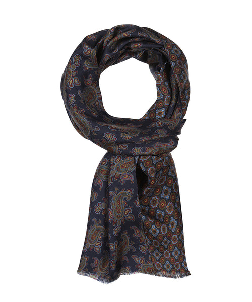 Sjaal Zijden | Blauw