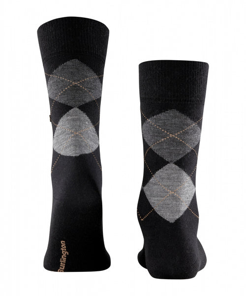 Edinburgh heren sokken | Zwart