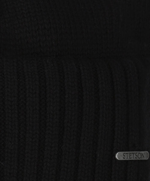 Stetson Beanie Merino | Zwart