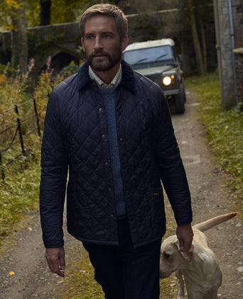 Quilted jacket Liddesdale | Navy Blauw