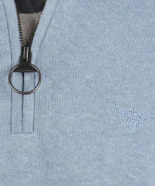 Barbour Cotton Half Zip Pullover | Blauw