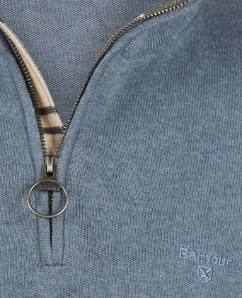 Barbour Cotton Half Zip Pullover | Blauw