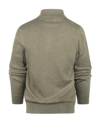 Barbour Cotton Half Zip Pullover | Groen