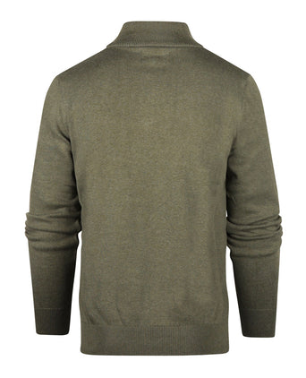 Barbour Cotton Half Zip Pullover | Groen