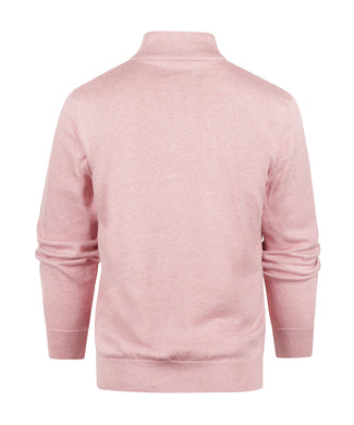 Barbour Cotton Half Zip Pullover | Roze Barbour Cotton Half Zip Pullover | Roze