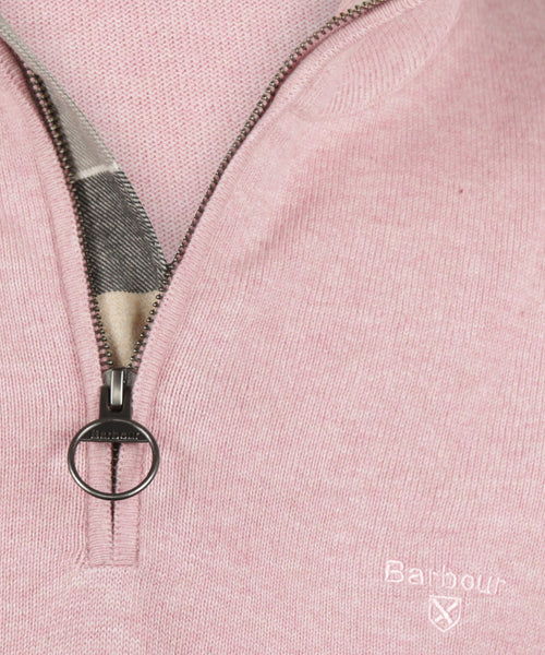 Barbour Cotton Half Zip Pullover | Roze