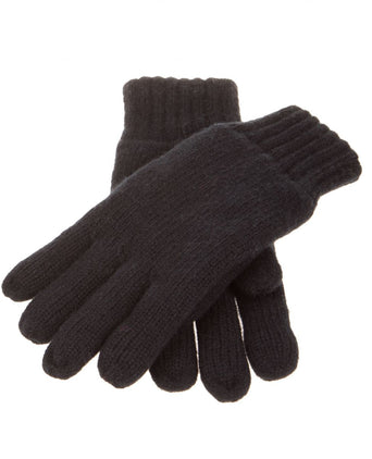 Warme Wolmix Handschoenen | Zwart